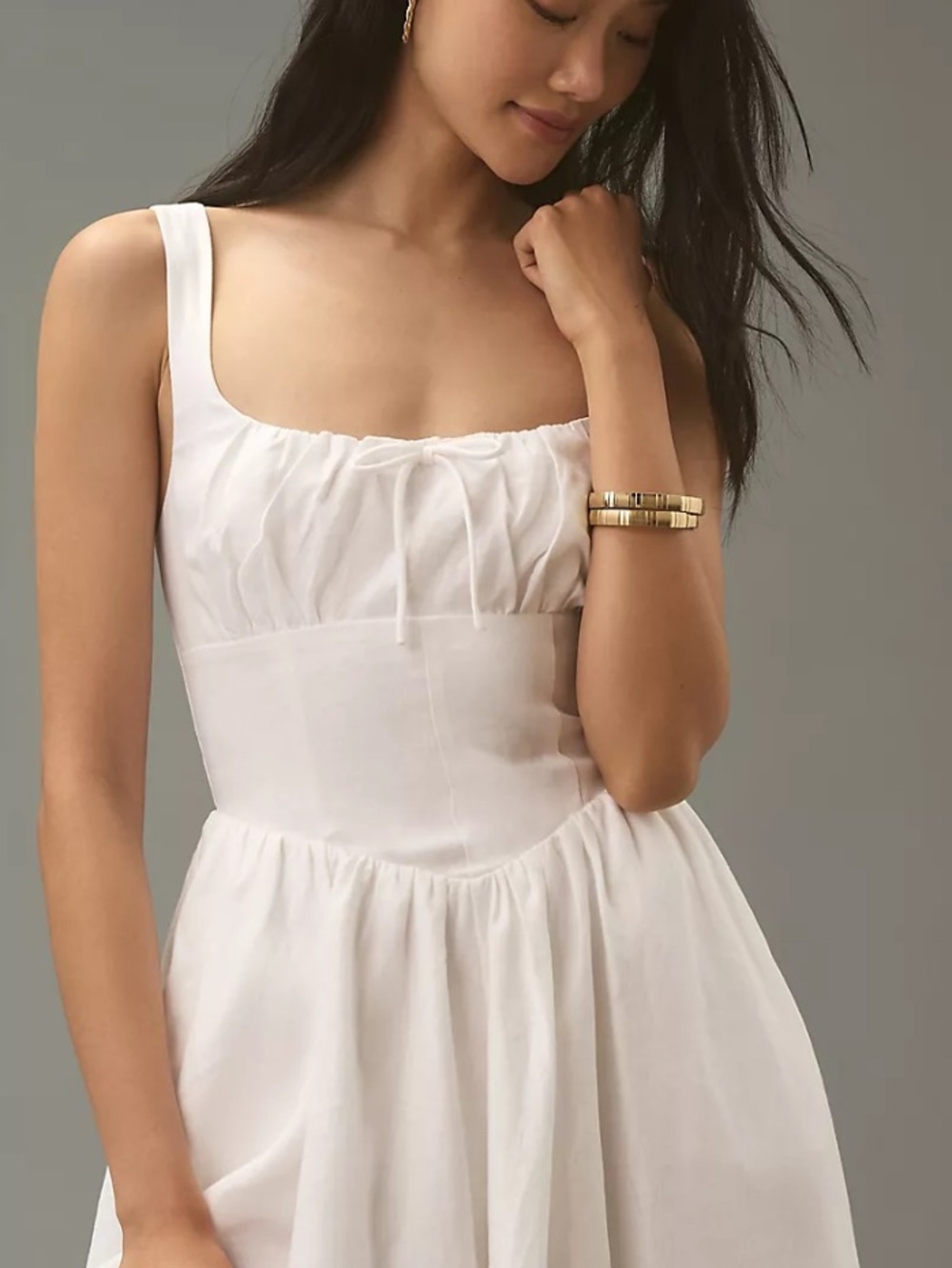 Reformation Balia Linen Midi Dress NWOT - Picture 4 of 8